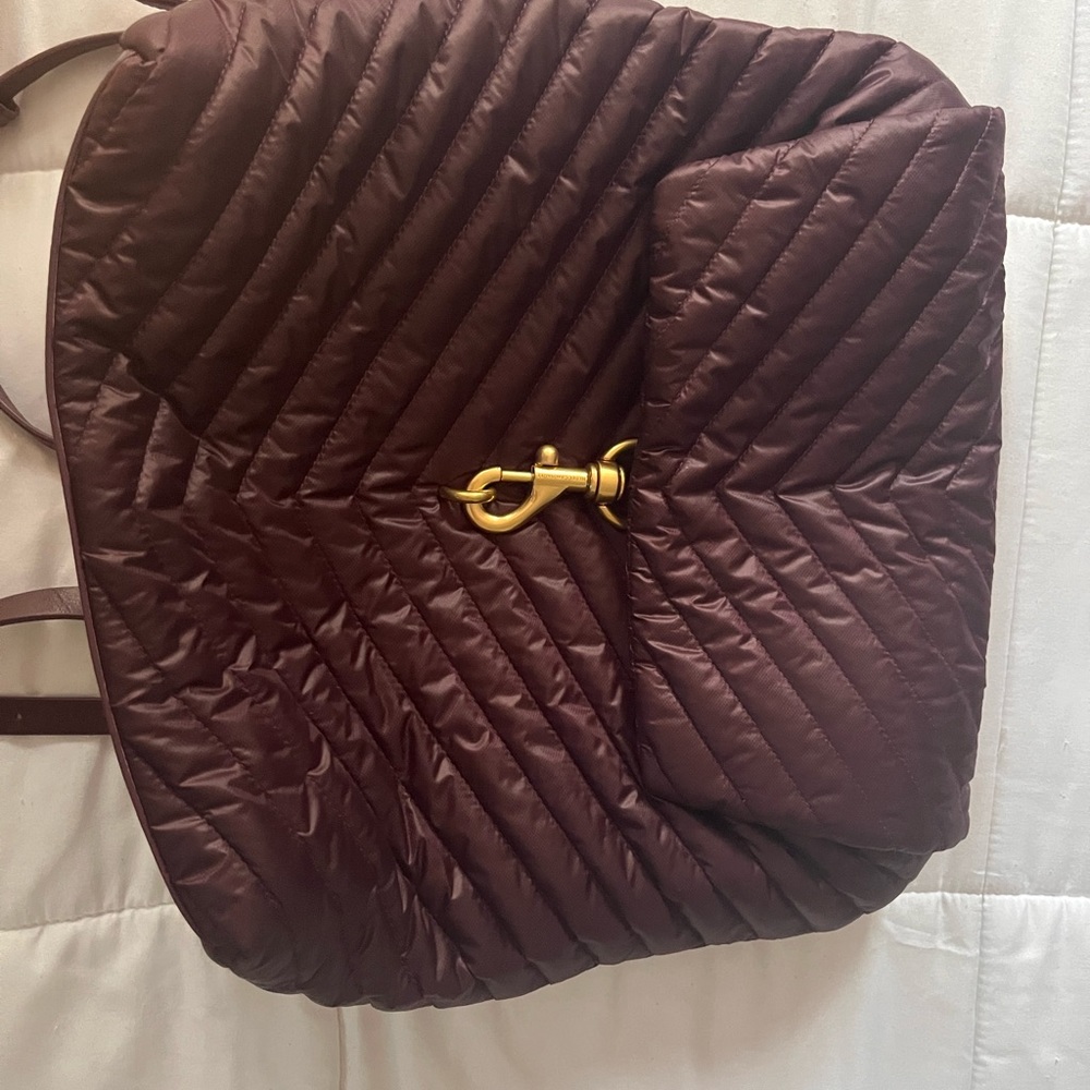 Rebecca Minkoff Edie Burgundy backpack!